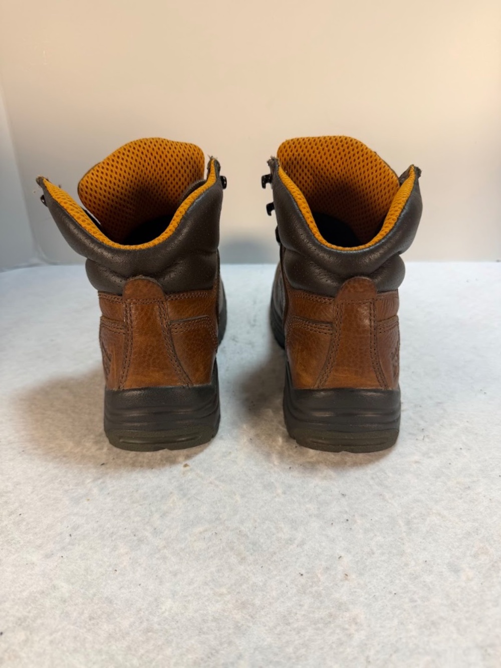 Timberland PRO PowerFit Comp Toe EH Work Boots Women's 7 Brown Leather - Picture 7 of 9